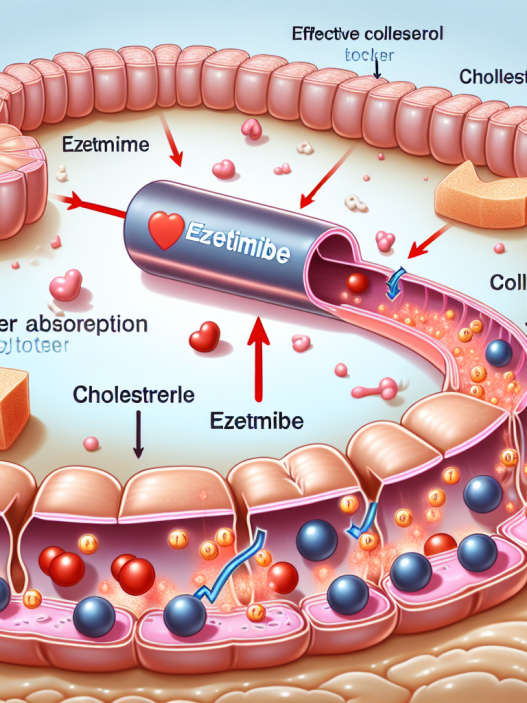 Effektive Blockierung der Cholesterinabsorption im Darm durch Ezetimib